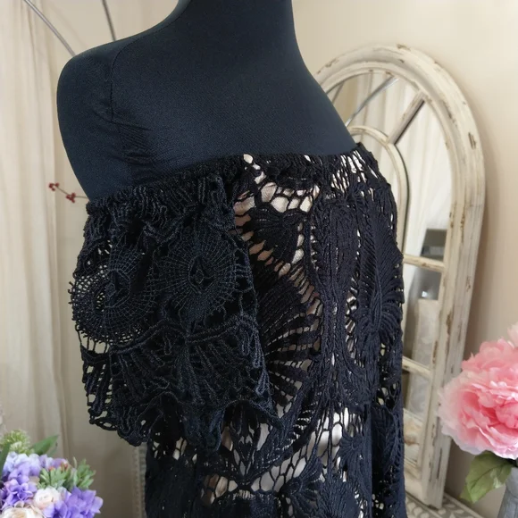 🍒NWT🍒 FREE PEOPLE CROCHET DRESS - Picture 5 of 12